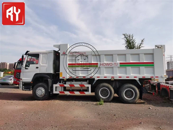 Howo Dump Truck Sinotruk Tipper Truck Loading Capacity 375hp Euro3 Price For Sale