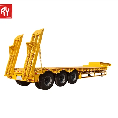 3 άξονα βαρέως τύπου ρυμουλκούμενο με χαμηλό ρυμουλκούμενο